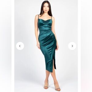 Gorgeous Midi Satin Dress